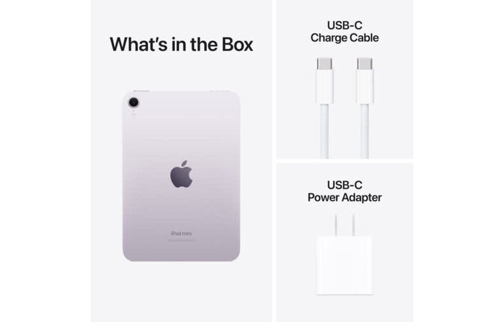 Apple 8.3" iPad mini 7th Gen, 512GB, Wi-Fi Only, Purple (late 2024) SPECIAL ORDER ONLY