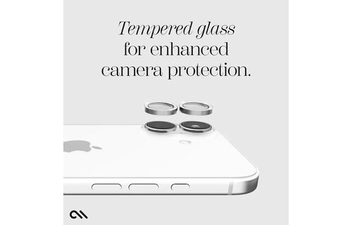 Case-Mate Rear Aluminum Ring Lens Protector for iPhone 16/16 Plus ONLY - Twinkle