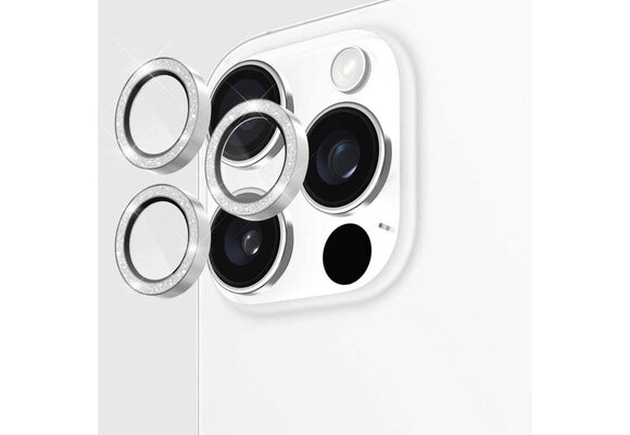 Case-Mate Rear Aluminum Ring Lens Protector for iPhone 16 Pro Max/16 Pro ONLY - Twinkle