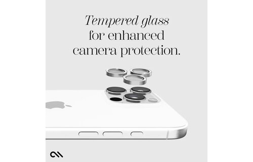 Case-Mate Rear Aluminum Ring Lens Protector for iPhone 16 Pro Max/16 Pro ONLY - Twinkle