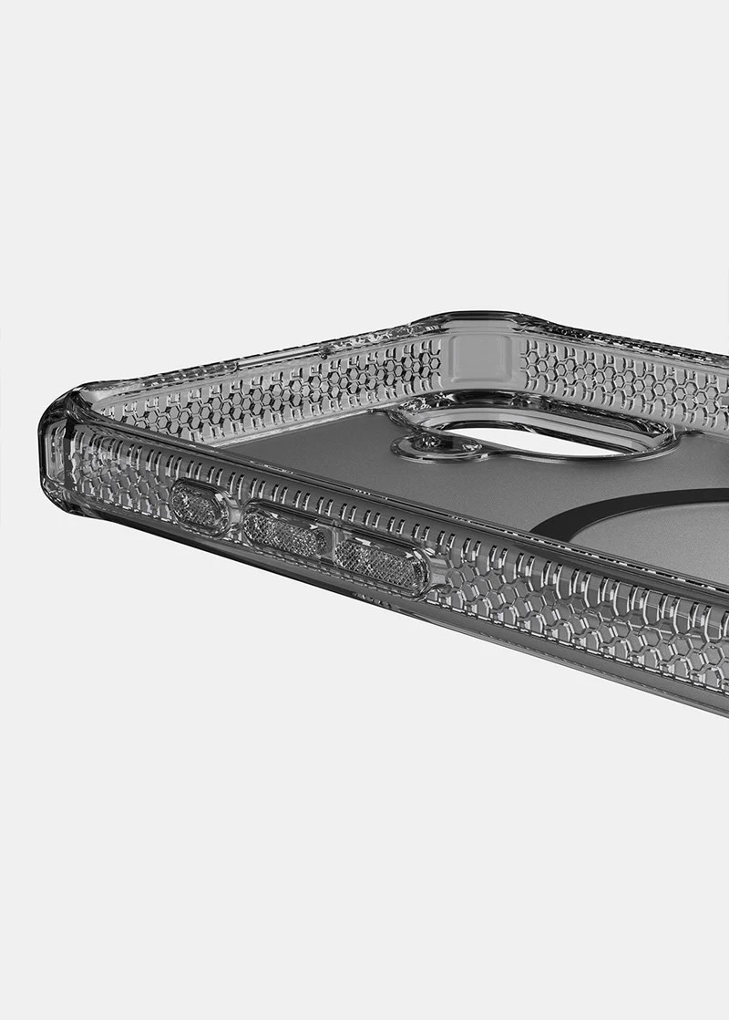 ItSkins Hybrid R Vapor Case w/ Magsafe for iPhone 16  - Smoke