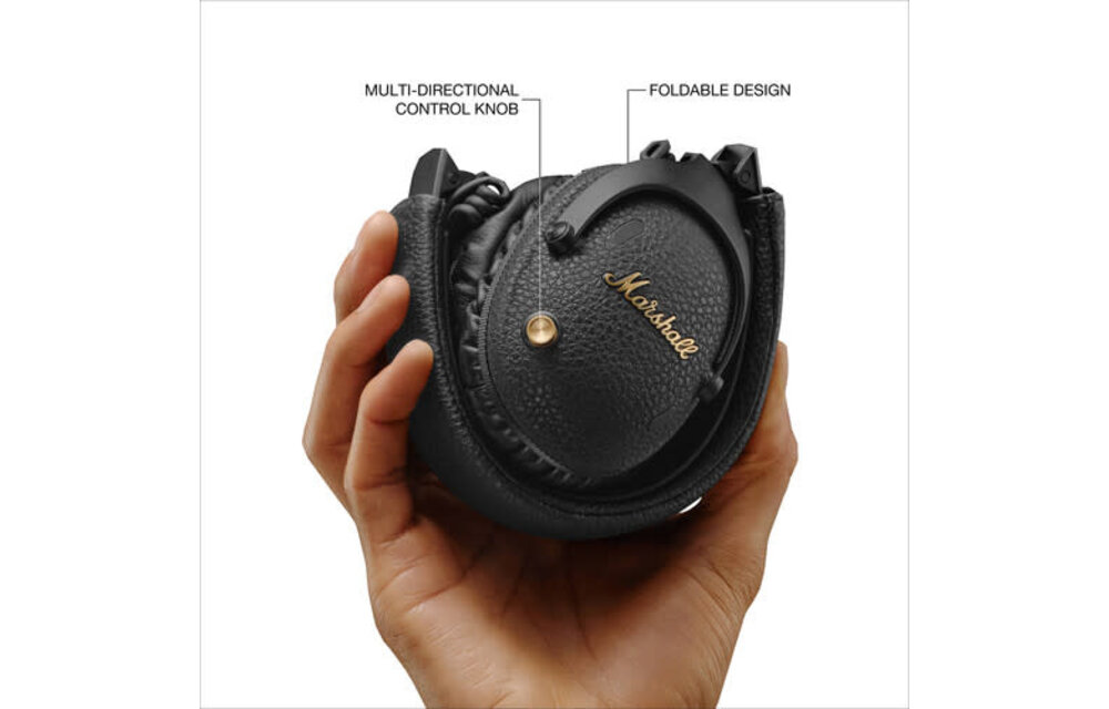 Marshall Monitor III ANC Over Ear Bluetooth Headphones - Black