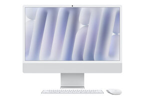 Apple | iMac | 24" | M4 10-Core CPU, 10-Core GPU | 16GB | 256GB | MAGIC MOUSE | MAGIC KEYBOARD | STANDARD GLASS | macOS | SILVER