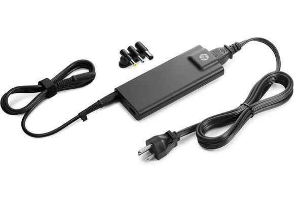 HP 90W Slim Smart AC Adapter (includes 3 interchangeable tips)