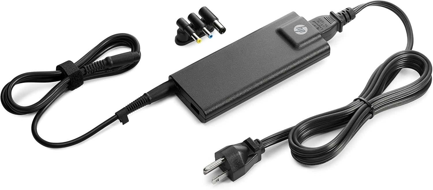 HP 90W Slim Smart AC Adapter (includes 3 interchangeable tips)