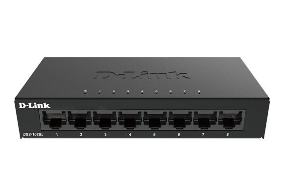 D-Link 8-Port Unmanaged Gigabit Ethernet Switch