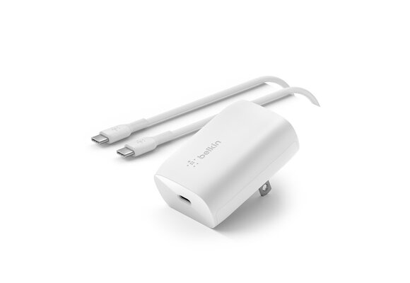 Belkin BOOST↑ CHARGE 30w USB-C PD 3.0 PPS Wall Charger w/ USB-C to USB-C Cable