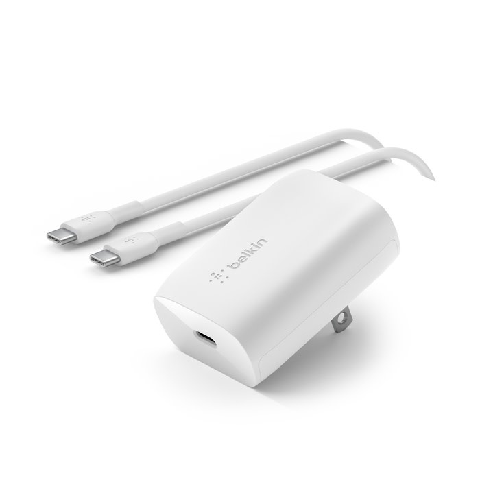 Belkin BOOST↑ CHARGE 30w USB-C PD 3.0 PPS Wall Charger w/ USB-C to USB-C Cable