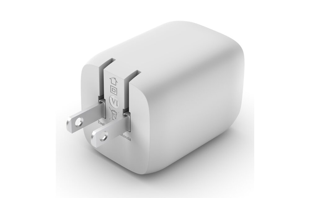 Belkin BOOST↑ CHARGE 65w USB-C Dual Port PD GaN  Wall Charger