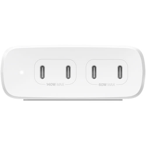 Belkin BOOST↑ CHARGE Pro 200w 4 Port USB-C GaN Wall Charger White