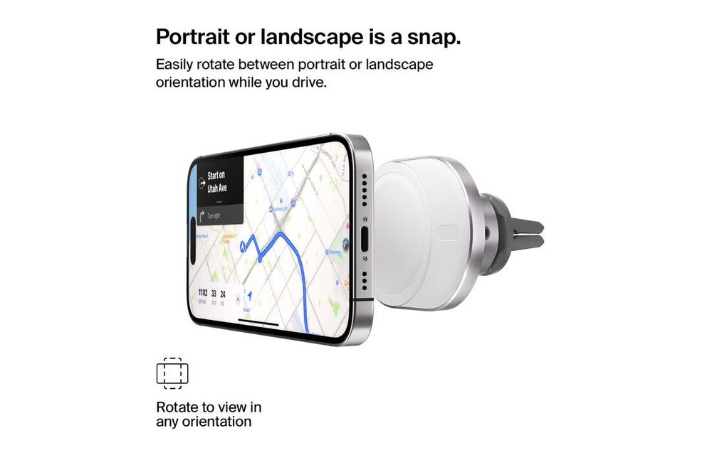 Belkin MagSafe Car Vent Mount Pro 15W QI2