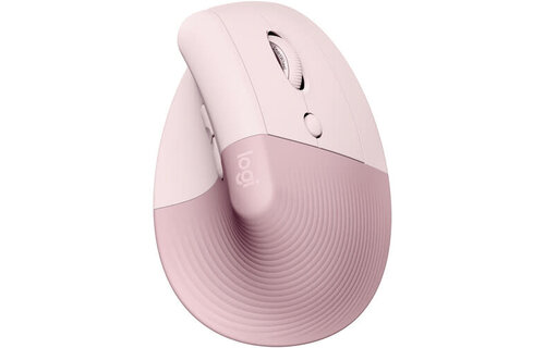Logitech Lift Vertical Ergonomic Wireless Mouse - Rose