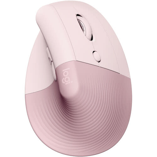 Logitech Lift Vertical Ergonomic Wireless Mouse - Rose