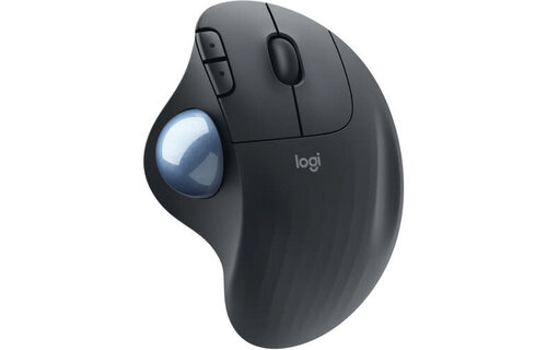 Logitech M575s Ergo Wireless Trackball Mouse Black+Blue