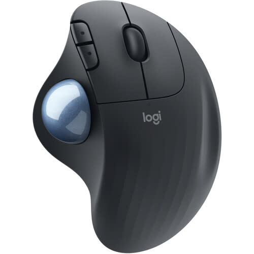 Logitech M575s Ergo Wireless Trackball Mouse Black+Blue