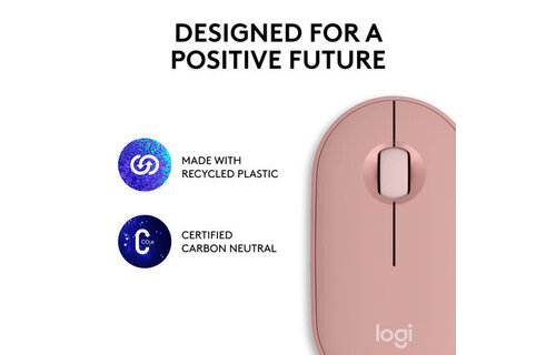 Logitech Pebble Wireless Mouse 2 M350s - Tonal Rose