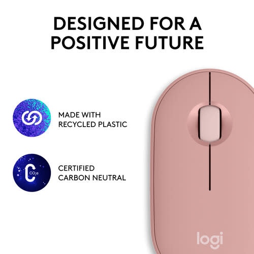 Logitech Pebble Wireless Mouse 2 M350s - Tonal Rose