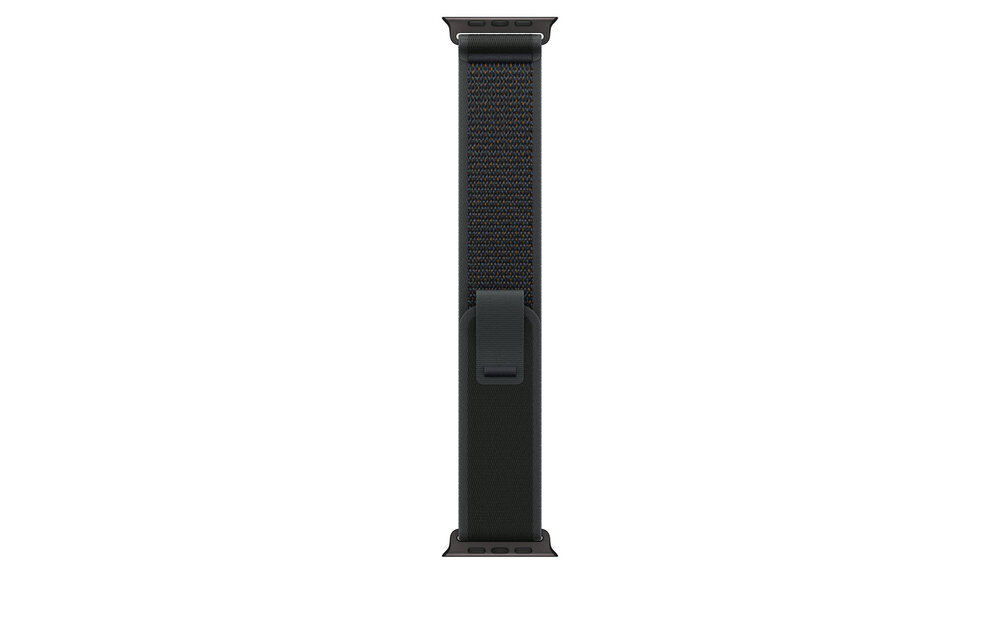 Apple Watch Band 49mm Black Trail Loop w/ Black Titanium Finish - M/L (fits 145-220mm wrists) ALSO COMPATIBLE WITH 44/45MM WATCHES