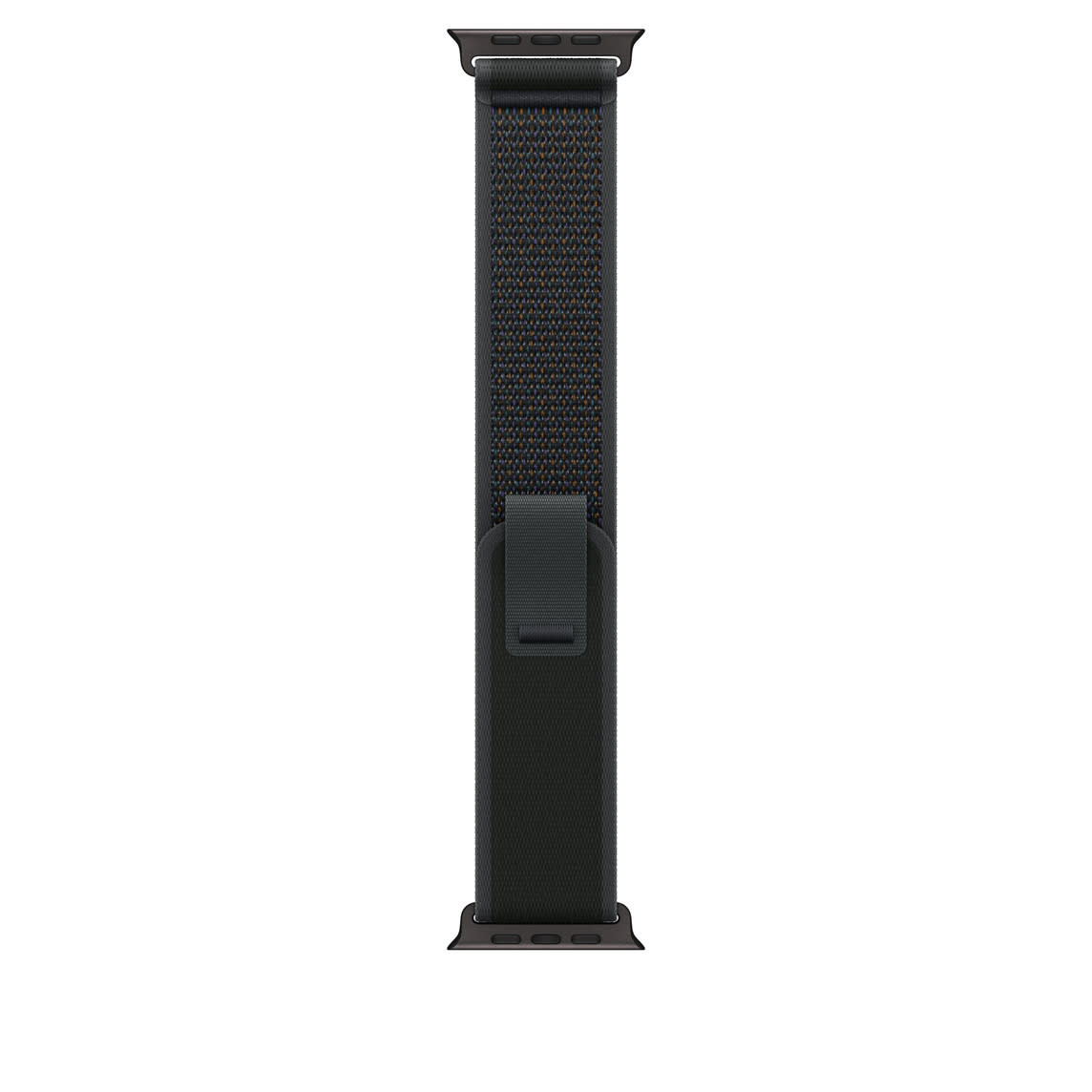 Apple Watch Band 49mm Black Trail Loop w/ Black Titanium Finish - M/L (fits 145-220mm wrists) ALSO COMPATIBLE WITH 44/45MM WATCHES