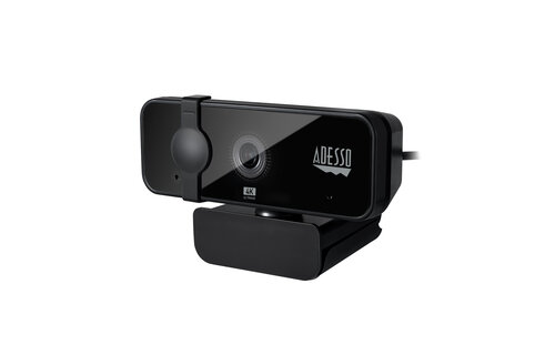 Adesso CyberTrack H6 4K Ultra HD USB Webcam with Built-In Stereo Microphone and Privacy Shutter