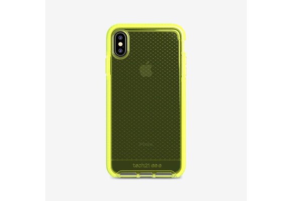Tech21 Evo Check Case for iPhone Xs Max Neon Yellow (WHILE SUPPLIES LAST)