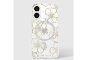 Case-Mate Floral Gems Case with MagSafe for 16  - Gold