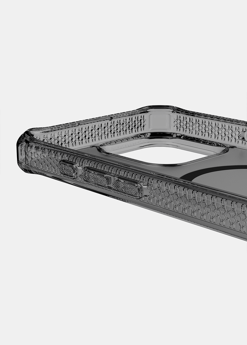 ItSkins Hybrid R Vapor Case w/ Magsafe for iPhone 16 Pro Max  - Smoke