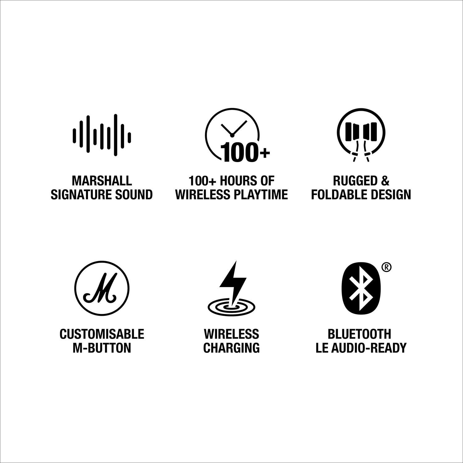 Marshall Major V On Ear Bluetooth Headphones Cream