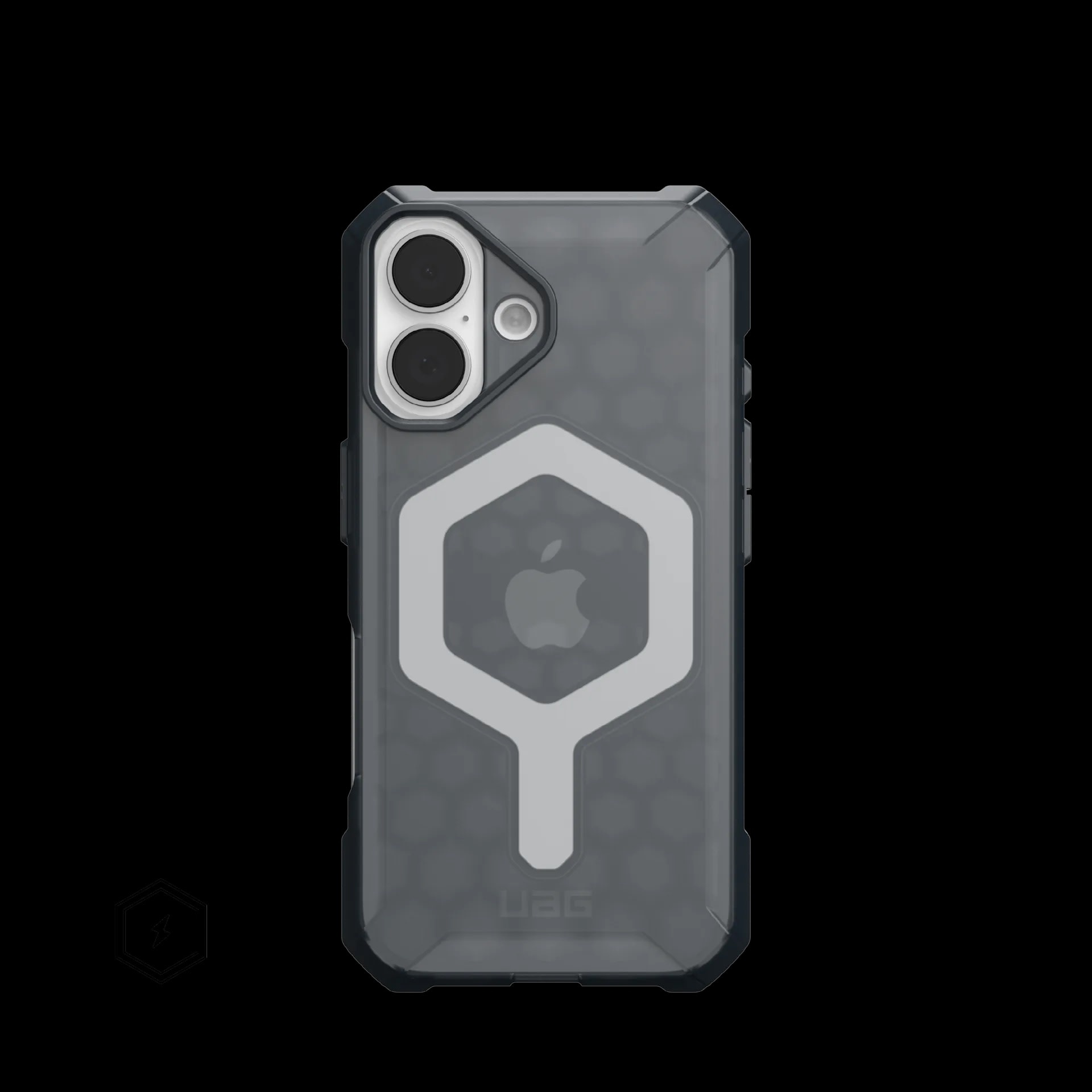 UAG Essential Armor Case with MagSafe for iPhone 16 - Ash