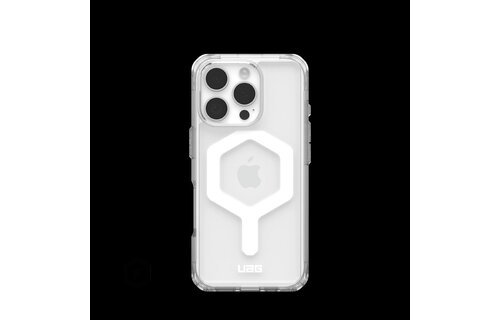 UAG Plyo Case with MagSafe for 16 Pro - Ice/White