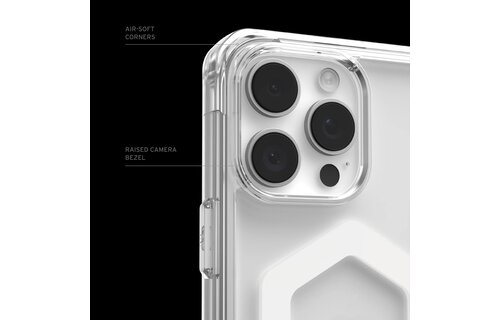 UAG Plyo Case with MagSafe for 16 Pro - Ice/White