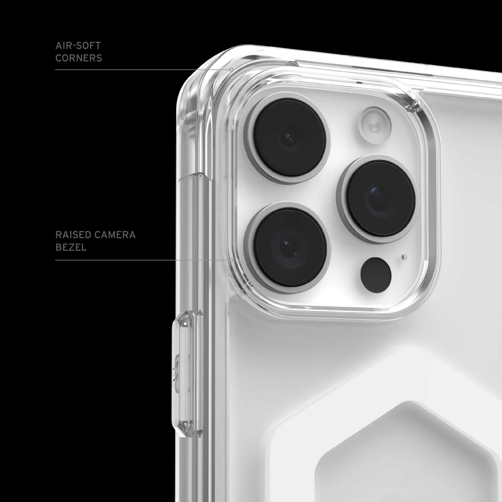 UAG Plyo Case with MagSafe for 16 Pro - Ice/White