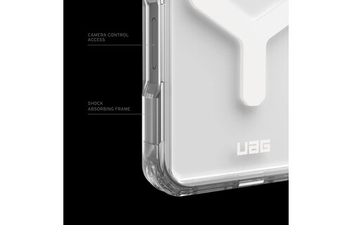 UAG Plyo Case with MagSafe for 16 Pro - Ice/White