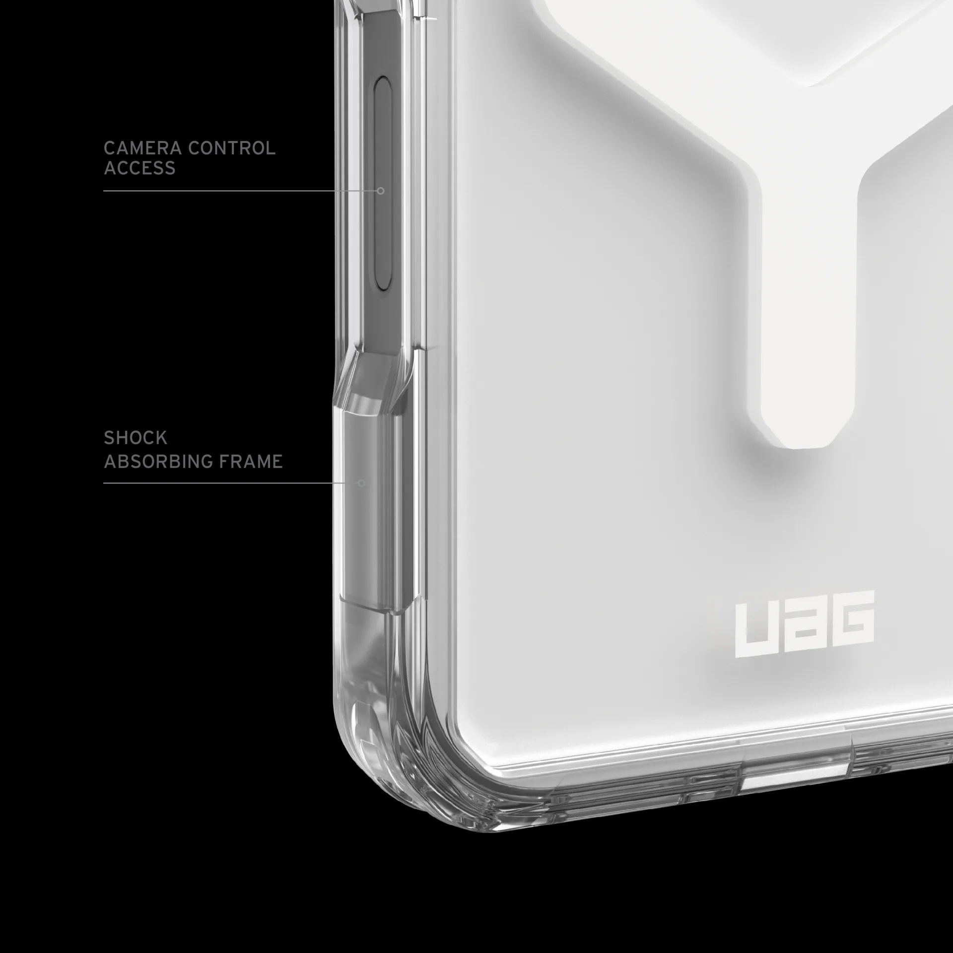 UAG Plyo Case with MagSafe for 16 Pro - Ice/White