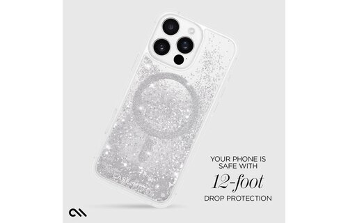 Case-Mate Waterfall Case with Magsafe for iPhone 16 Pro Max - Silver