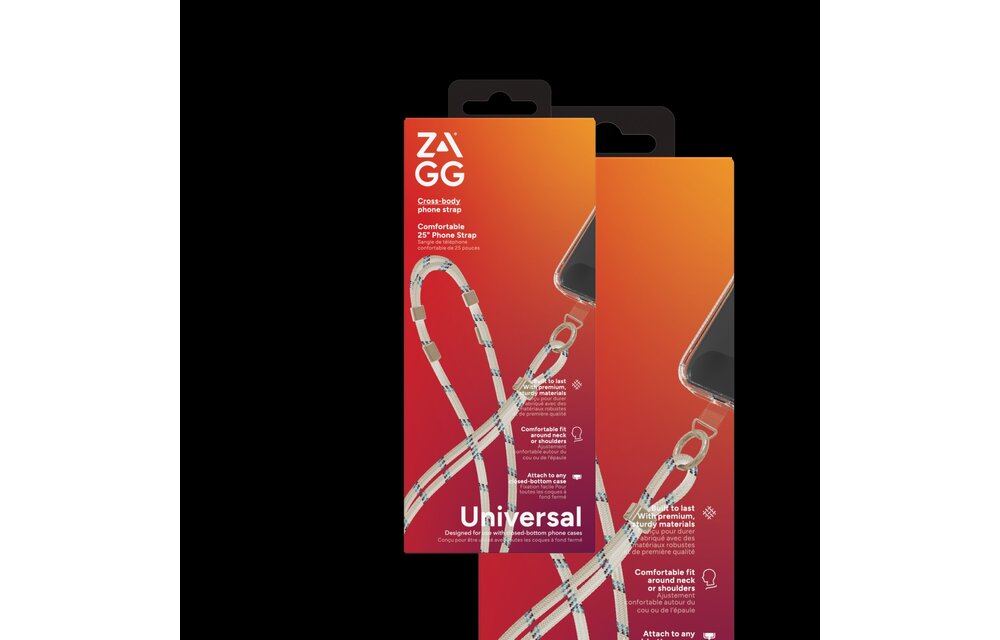 ZAGG Universal Phone Lanyard - White