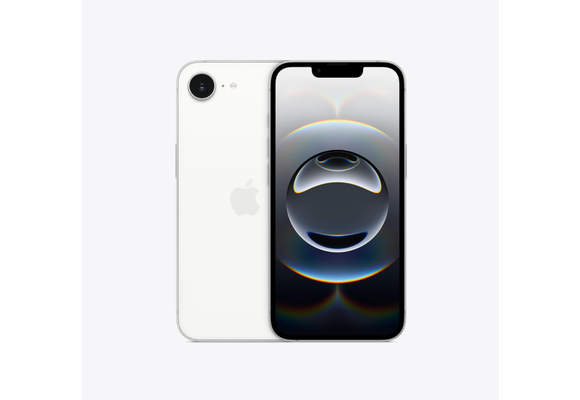 Apple iPhone 16e 256GB White - Unlocked with Dual SIM (nano‑SIM and eSIM)