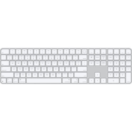 Apple Magic Keyboard Silver with Touch ID and Numeric Keypad (USB-C) w/ USB-C cable (Touch ID only compatible with M series devices)