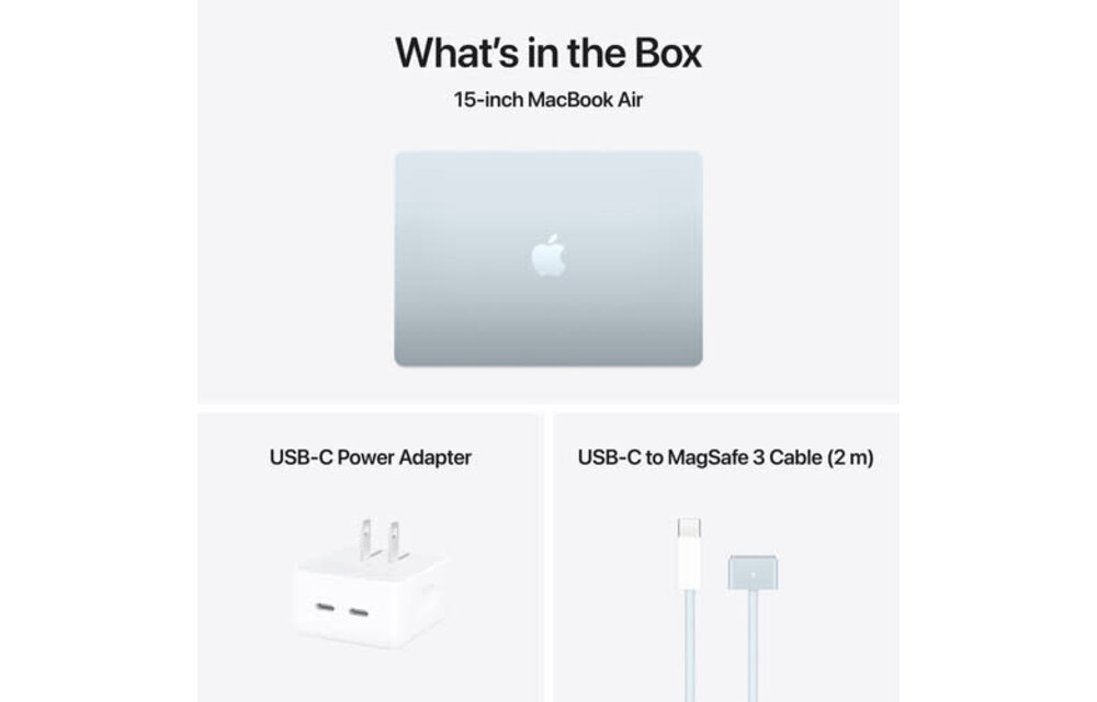 Apple 15" MacBook Air (M4 10-Core | 10-Core GPU | 16GB | 256GB | Sky Blue)