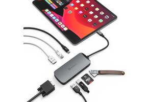 Adam Elements CASA Hub X 10-in-1 USB-C Hub - Ethernet, HDMI, USB3, USB-A 3.1 x 2, VGA, SD/Micro SD Reader