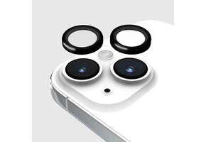 Case-Mate Rear Aluminum Ring Lens Protector for iPhone 15/15 Plus ONLY - Black