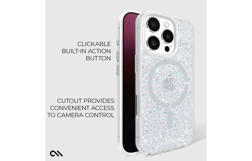 Case-Mate Twinkle Disco Case with Magsafe for iPhone 16 Pro