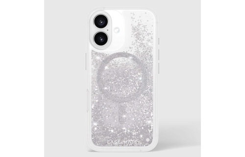 Case-Mate Waterfall Case with Magsafe for iPhone 16 - Silver