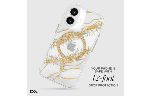 Case-Mate Karat Granite MagSafe Case for iPhone 16