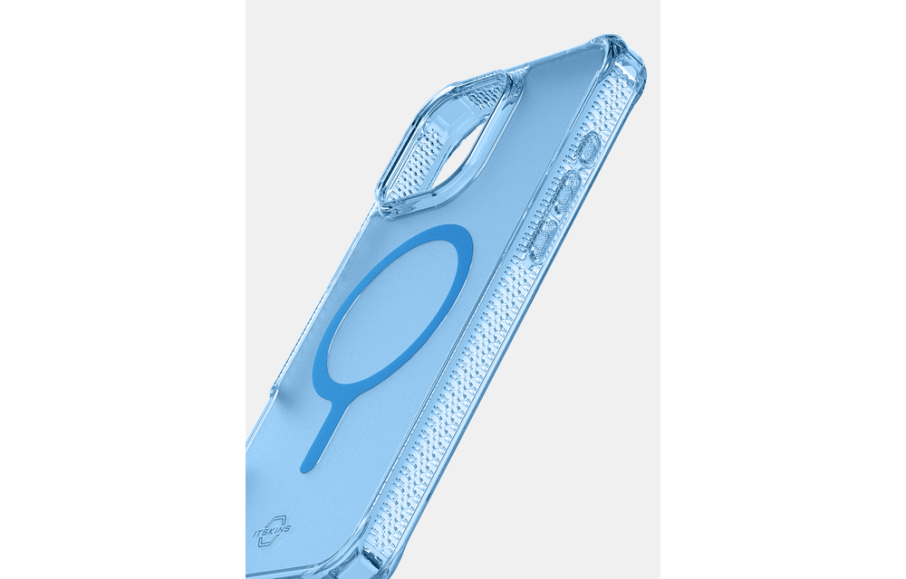 ItSkins Hybrid R Vapor Case w/ Magsafe for iPhone 16 Pro Max - Light Blue