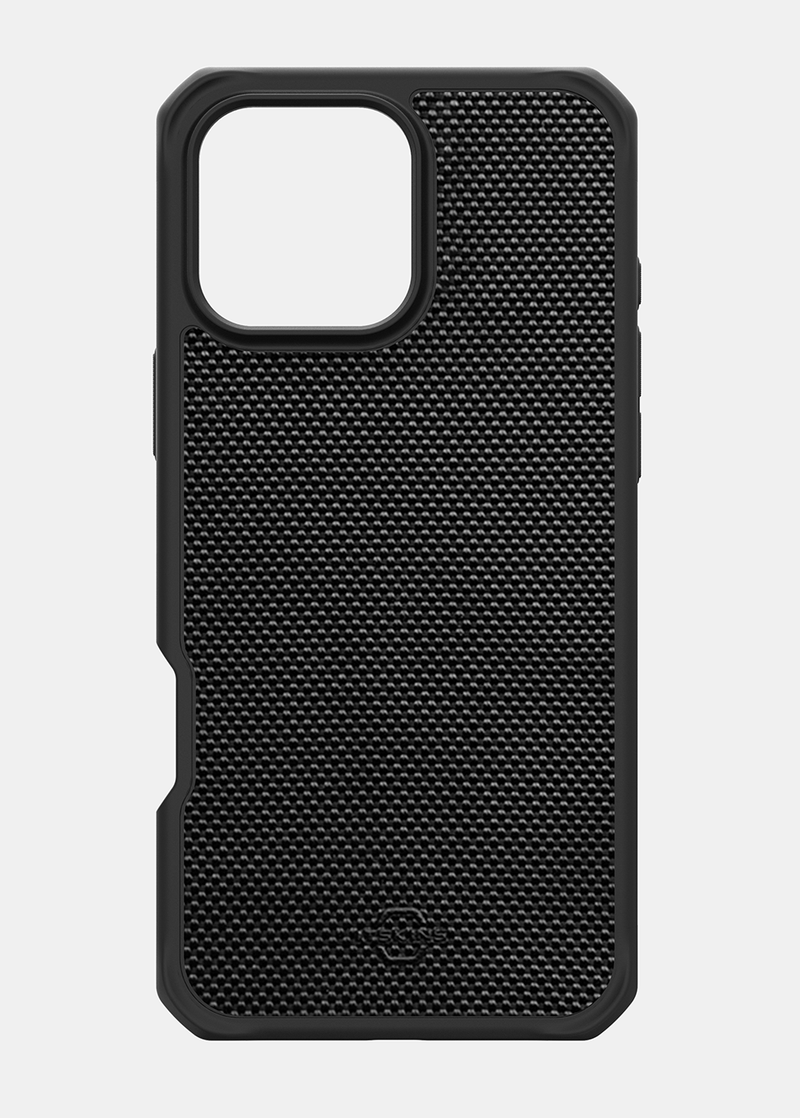 ItSkins Ballistic R Nylon Case with MagSafe for 16 Pro Max - Black
