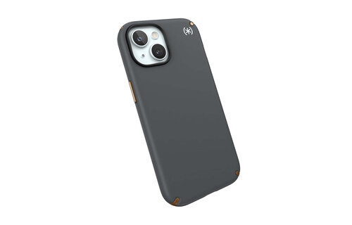 Speck Presidio2 Pro Case with Magsafe for iPhone 16e/15/14 13 - Charcoal Gray/Cool Bronze