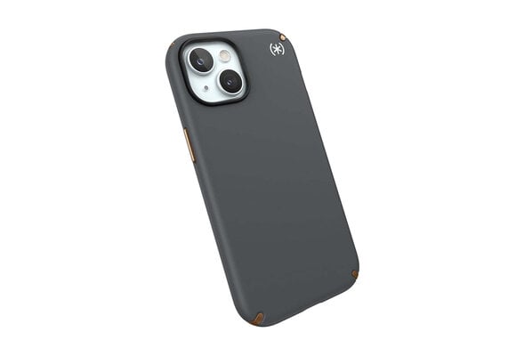 Speck Presidio2 Pro Case with Magsafe for iPhone 16e/15/14 13 - Charcoal Gray/Cool Bronze