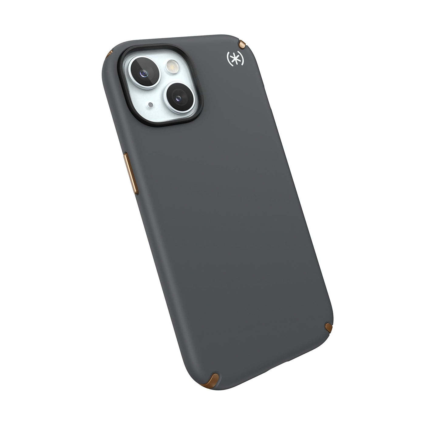 Speck Presidio2 Pro Case with Magsafe for iPhone 16e/15/14 13 - Charcoal Gray/Cool Bronze