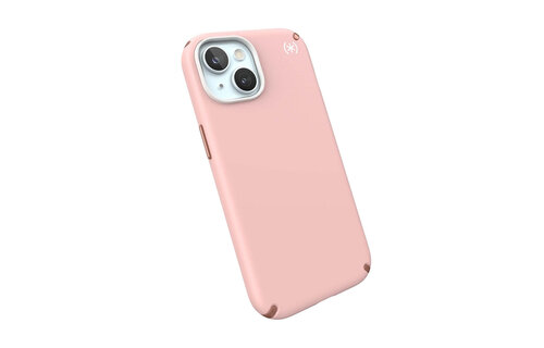 Speck Presidio2 Pro Case with Magsafe for iPhone 16e/15/14 13 - Dahlia Pink/Rose Copper